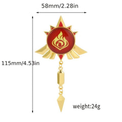 Anime Luminous God's Eye Brooch