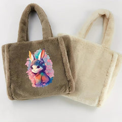 Colorful Rabbit Heat Transfer Patches for Men - Washable and Soft