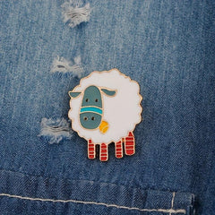 Small Animal Series Brooches Metal Badges Pins Cartoon Neckline Decoration