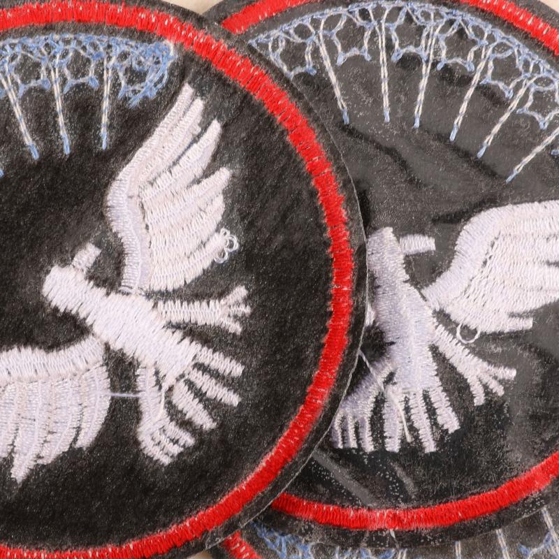 3pcs Round Bird Embroidery Stickers for Clothing Hat