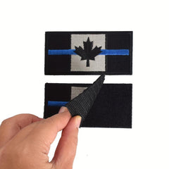 J CARP 2pcs Canadian Flag Patch Military Insignia For Men