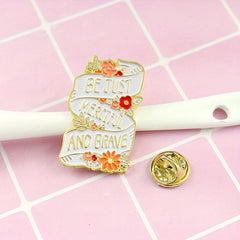 Fresh Flower Ribbon Brooch