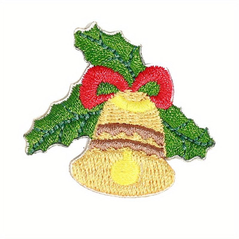 Delicate Snowman Christmas Tree Embroidery Stickers