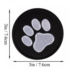 J CARP Service Dog Patches Tactical Pet In Training Embroidered Patch
