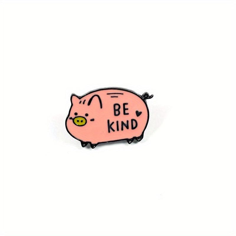 Animal Brooch Pig Cat Tiger Badge Bags Clothes Accessories For Men