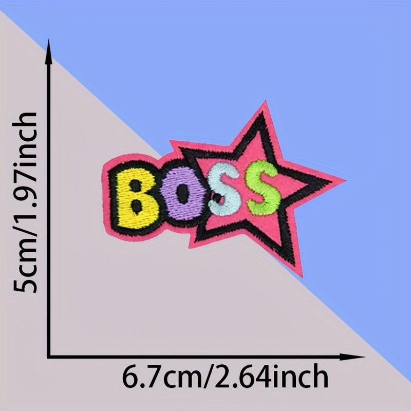 European & American Chat Dialogue Embroidery Sticker Set