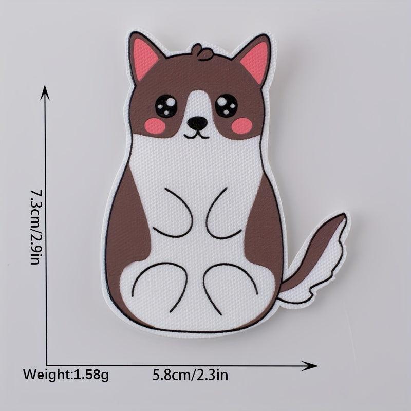 4PCS 3D Cat Pattern Cloth Stickers DIY Costume Decoration