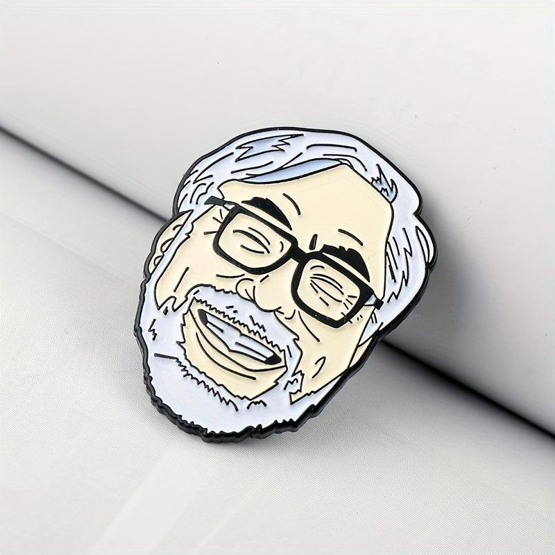 Anime Master Character Head Brooch for Men