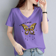 Love Butterfly Warm Sticker Thermal Induction Vinyl Diy Top