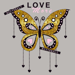 Love Butterfly Warm Sticker Thermal Induction Vinyl Diy Top