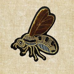 Bee Iron on Embroidery For Clothing Decoration
