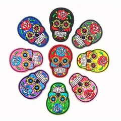 9pcs Embroidered Patch Sew On Applique for Clothing Jeans Pants Dress Backpack