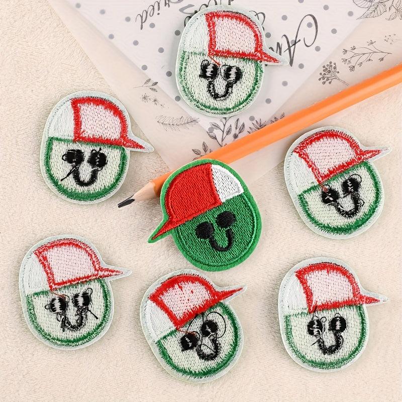 7pcs Cartoon Embroidery DIY Patch Decorative Accessories For Clothes Backpack