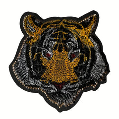 Fierce Animal Iron on Embroidery Patches