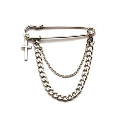 Chain Pin Decoration Hip Hop Style Jewelry For Men