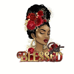 Iron On Heat Transfer Sticker African American Heat Pressed Sticker
