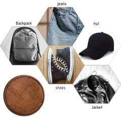 Leatherette Self Adhesive Patches for Men