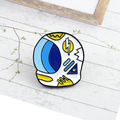 Creative Astronaut Helmet Brooch