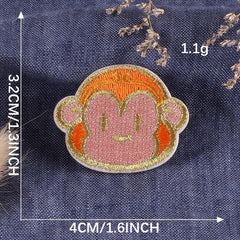 5pcs Animal Characters Embroidery Patches DIY Clothes Accessories