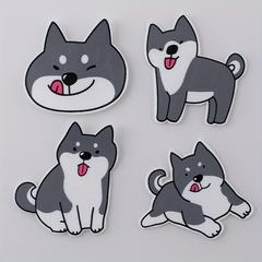 4pcs DIY 3D Printed Cat Stickers Children's Clothing Decoration
