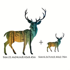 Animal Hot Sticker Patch DIY Vinyl Abstract Goat Pattern Patch