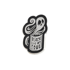 Ghost Devil Cup Brooch Punk Coffee Cup Cartoon Brooch Pin