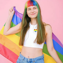 Rainbow Pride Brooch LGBT Jewelry Transgender Pride Gift
