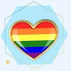Rainbow Pride Brooch LGBT Jewelry Transgender Pride Gift
