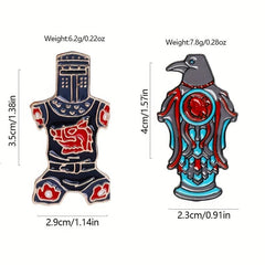 Cartoon Eagle Brooch for Men