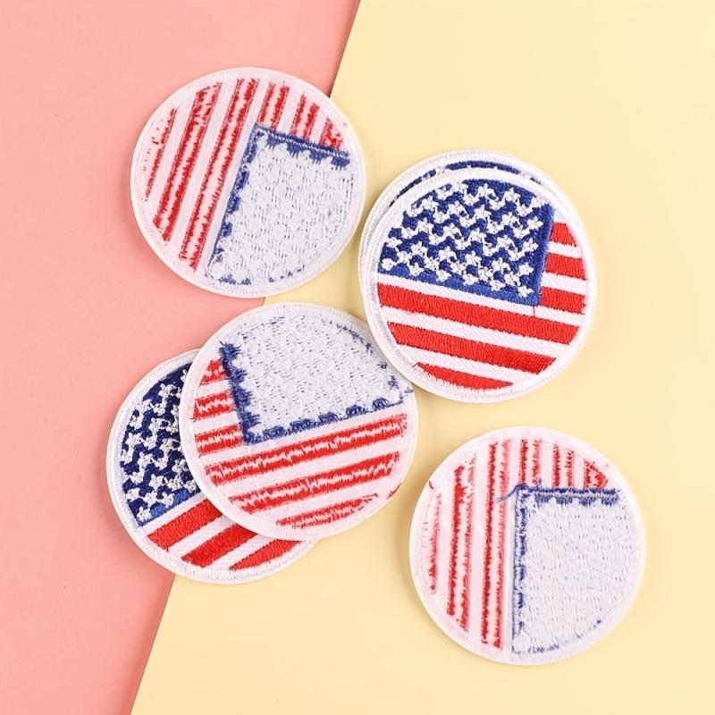 6pcs Embroidery Patches for DIY Clothes Art Decor