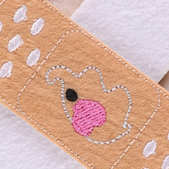 3pcs Cartoon Pig Embroidered Badges DIY Clothing Hat Patch No Back Glue