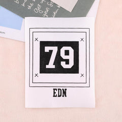 1pc Woven Label Printing 79 Digital Patch Clothing Hat Accessories DIY