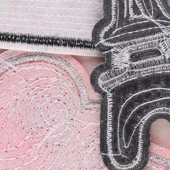 Sequin Embroidered Patches Set with Sewing Kit - DIY Cloth Stick