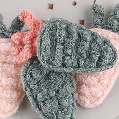 5pcs Plush Carrot Hair Accessories Patches for Girls Clothing Coat DIY