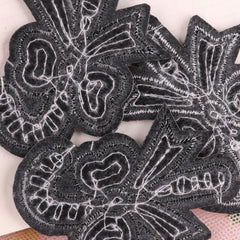 3pcs Bow Applique Patch Clothing Coat Hat Bag DIY Iron On Patch