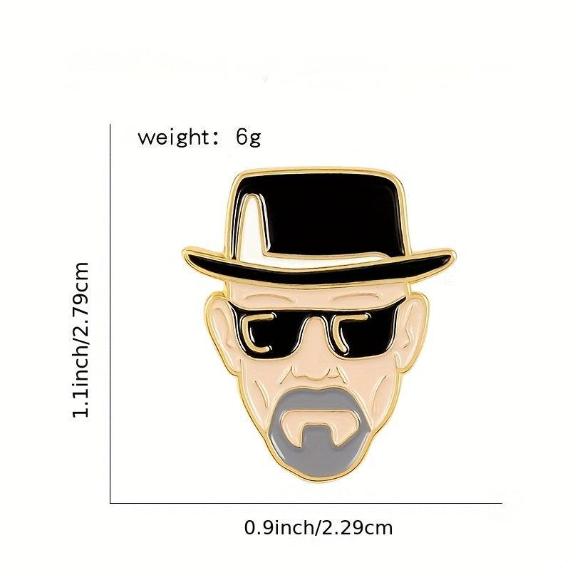Cartoon Movie Character Brooch Metal Badge Lapel Pin Accessories For Men
