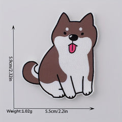 4PCS DIY 3D Printed Animal Cloth Stickers Kids Costume Decoration