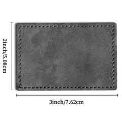 30pc Adhesive Leather Patches for Trucker Hat, DIY Clothes Repair Patch