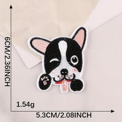 14pcs Cartoon Animal Embroidery Patches for Girls Clothing DIY