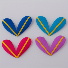 4pcs Iron On Patches Sew On Embroidered Applique Repair Patch DIY Crafts