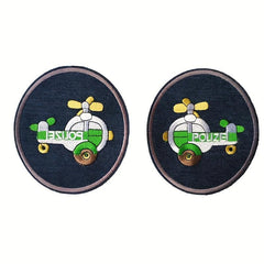 9pcs Jeans Embroidered Patches For Men Sew On Repair Patch DIY Crafts