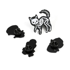 Men's Punk Skull Brooch Bag Accessory