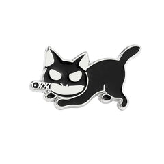 Cute Cat Enamel Kitten Brooch Pin