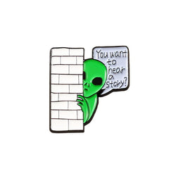 Vintage Alien Series Alloy Brooch