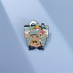 Cartoon Movie Enamel Pins Brooches Badge Jewelry Gift