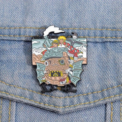 Cartoon Movie Enamel Pins Brooches Badge Jewelry Gift