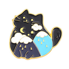 Cloud Cat Claw Cat Brooch Buttons Aluminum Alloy Pins For Men