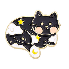 Cloud Cat Claw Cat Brooch Buttons Aluminum Alloy Pins For Men