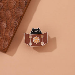 Alloy Cat Brooch Pin Cute Kitten Jewelry