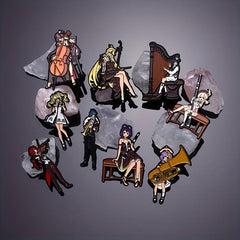 Anime Music Brooch Creative Banner Lapel Badge Clothing And Bags Accessories